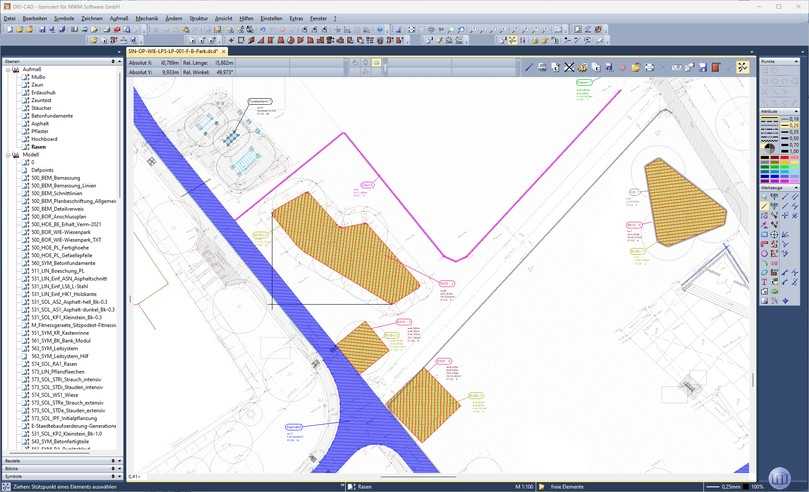 Aufmaßplan in DIG-CAD Aufmaß | Foto: MWM Software & Beratung GmbH Aufmaßplan in DIG-CAD Aufmaß | Foto: MWM Software & Beratung GmbH