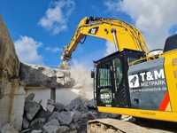 Dicken Beton schonend zerkleinert