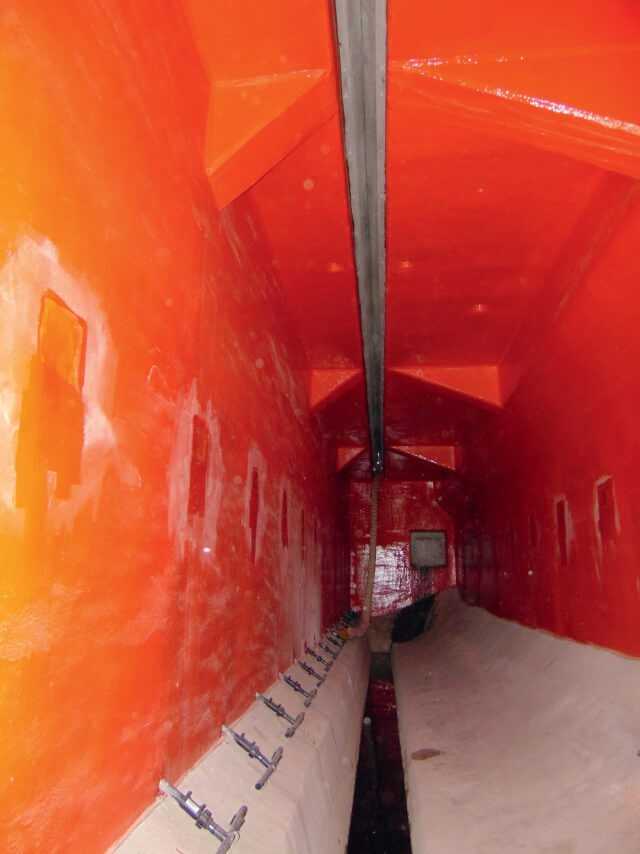 Der Sandfang der Kläranlage Emmerich nach Fertigstellung der Schutzmaßnahmen Der Sandfang der Kläranlage Emmerich nach Fertigstellung der Schutzmaßnahmen