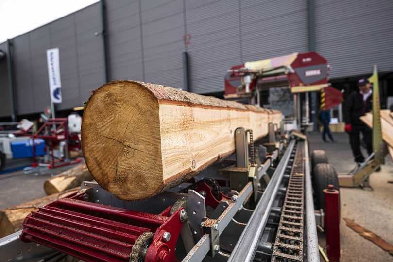 Alles rund ums Holz: Auf der Messe gibt es wieder diverse Maschinen zu entdecken. | Foto: Marko Scheerschmidt Alles rund ums Holz: Auf der Messe gibt es wieder diverse Maschinen zu entdecken. | Foto: Marko Scheerschmidt
