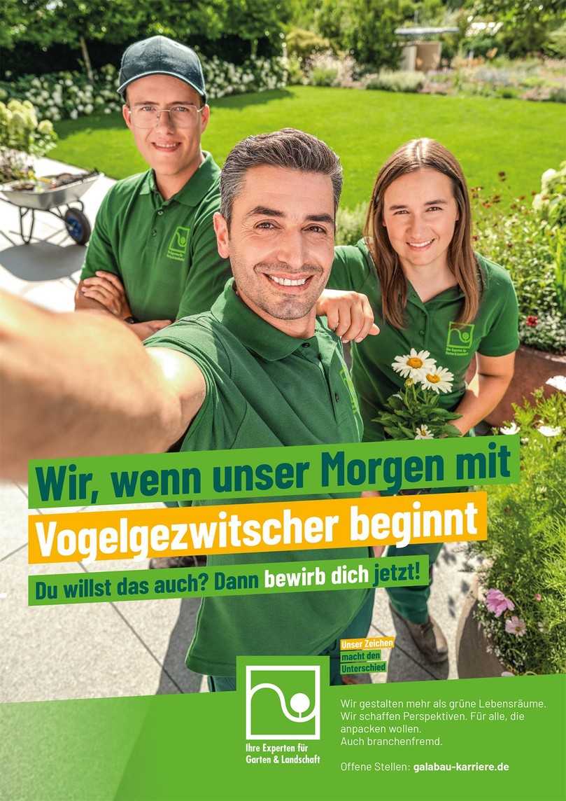 Landschaftsgärtnerinnen und -gärtner im Einsatz: authentische Gesichter der neuen BGL-Kampagne. | Foto: BGL Landschaftsgärtnerinnen und -gärtner im Einsatz: authentische Gesichter der neuen BGL-Kampagne. | Foto: BGL