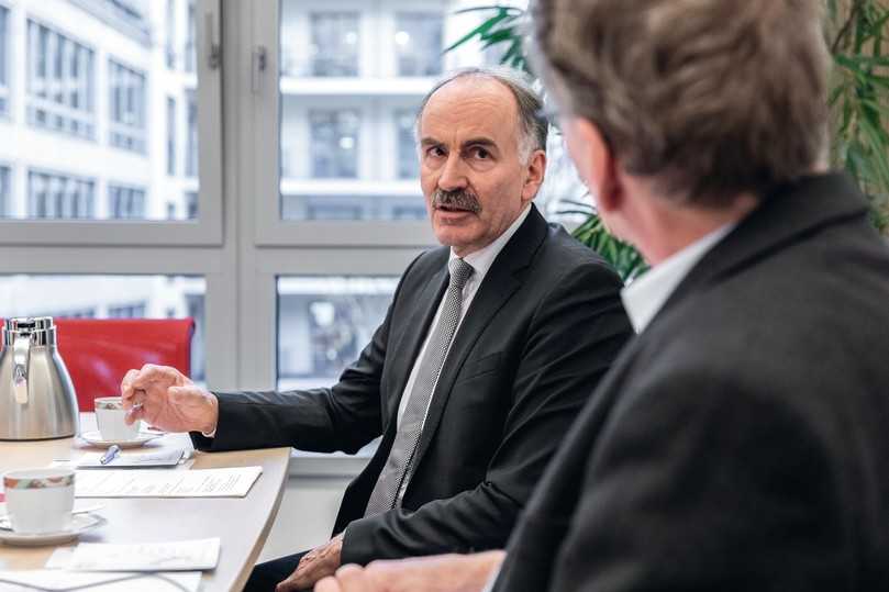 Manfred Vogelbacher: „Ja, wir wollen die Idee des Baustellentages der Wasser Berlin als Alleinstellungsmerkmal aufgreifen und wir wollen diese Idee weiterentwickeln, verfeinern und verbessern.“ | Foto: Aquanet / Birte Zellentin Manfred Vogelbacher: „Ja, wir wollen die Idee des Baustellentages der Wasser Berlin als Alleinstellungsmerkmal aufgreifen und wir wollen diese Idee weiterentwickeln, verfeinern und verbessern.“ | Foto: Aquanet / Birte Zellentin