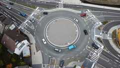 Dank Klebetechnik flutscht es schneller im neuen Kreisverkehr