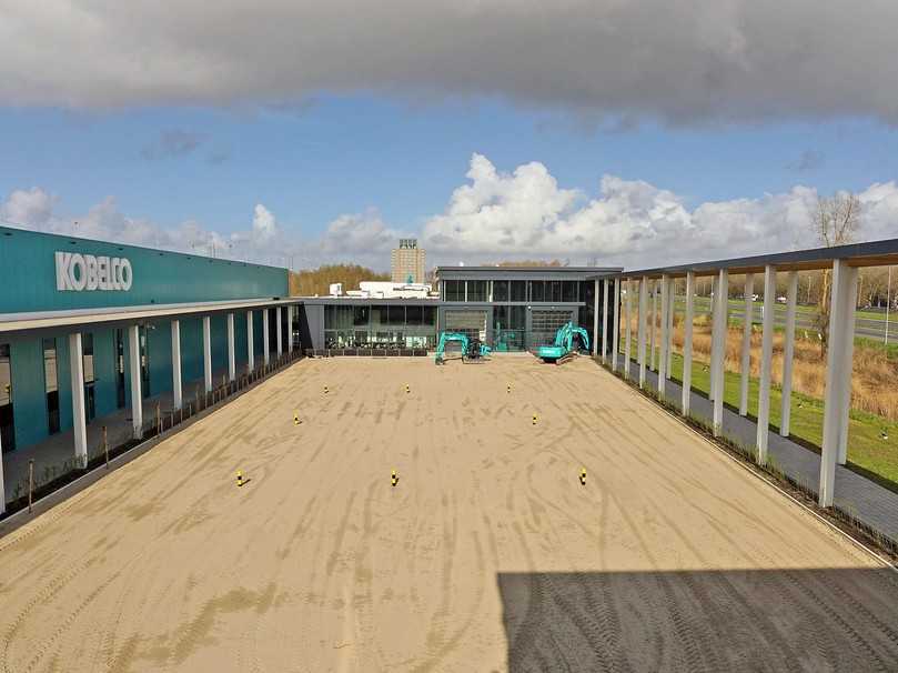 In Lelystad besitzt Kobelco ein eigene Testgelände. | Foto: Kobelco