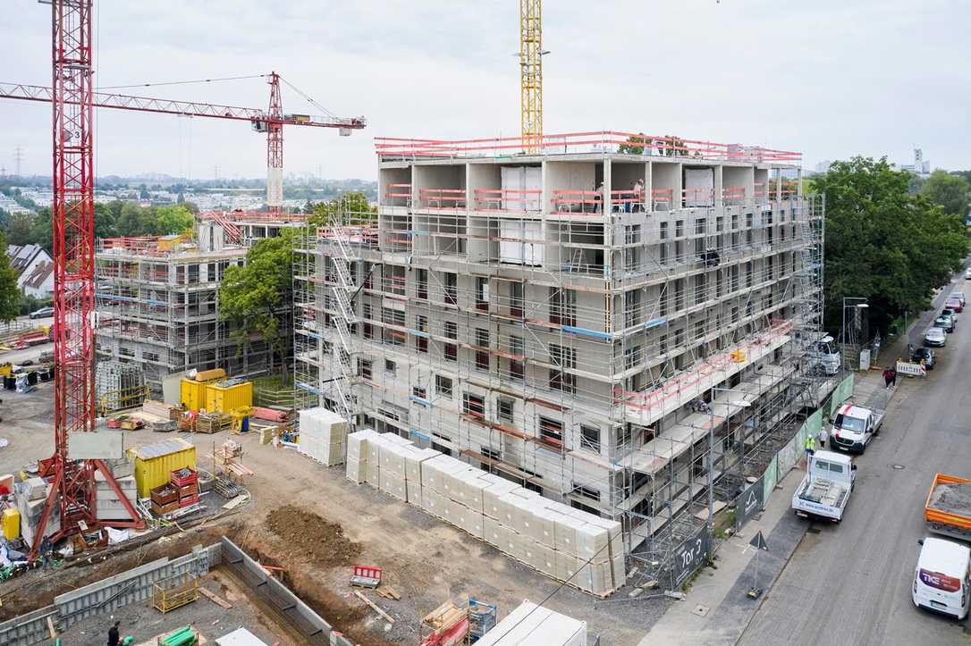 Mehrgeschossiger Holzbau Stuttgart: Brandschutz "Quartier am Rotweg"
