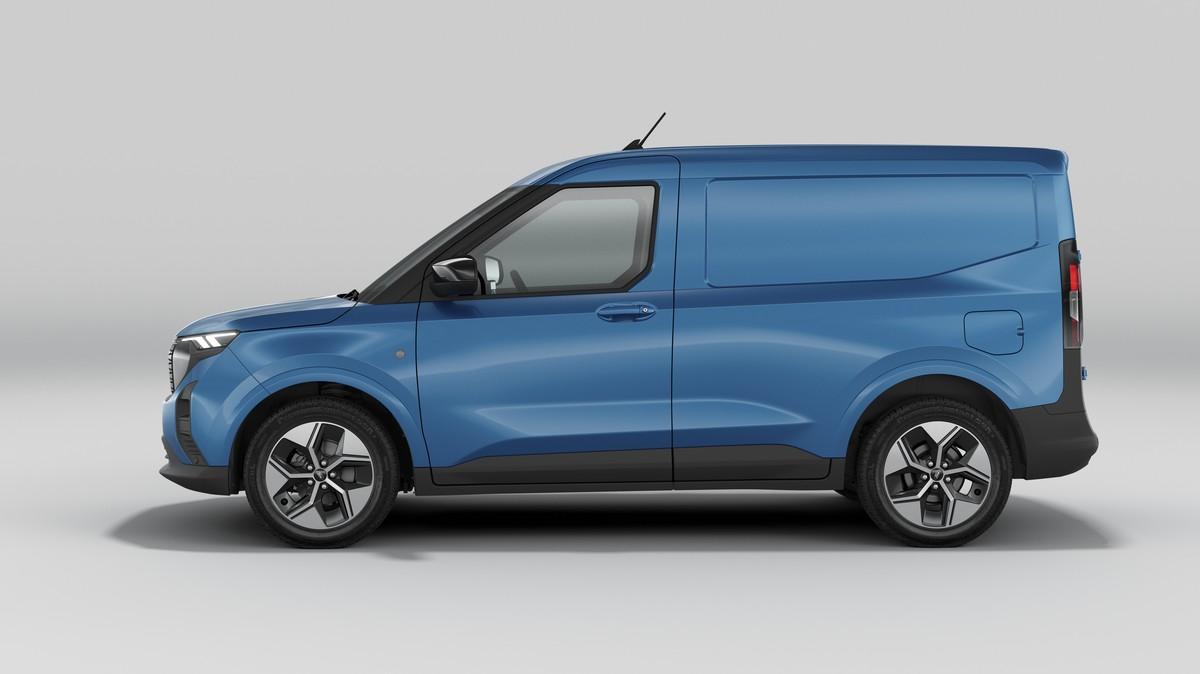 In den Abmessungen unterscheiden sich Verbrenner und Elektromobil nicht voreinander. Nur bei der Zuladung heißt es genau hinschauen. | Foto: Ford