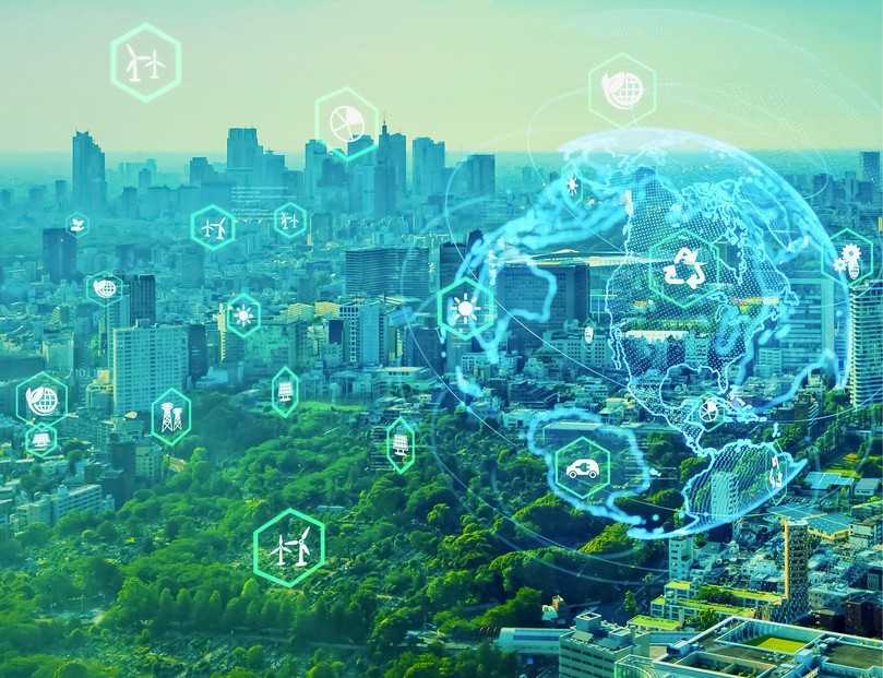 Die iTwin-Plattform von Bentley Systems: Mit digitalen Zwillingen lassen sich Daten von Infrastrukturen visualisieren und analysieren. | Foto: Bentley Systems Die iTwin-Plattform von Bentley Systems: Mit digitalen Zwillingen lassen sich Daten von Infrastrukturen visualisieren und analysieren. | Foto: Bentley Systems