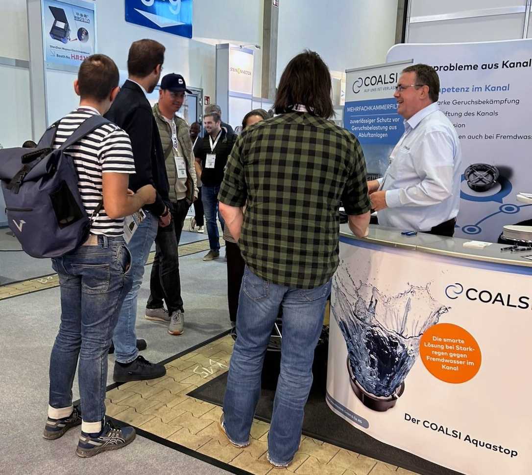 Coalsi auf der Ro-Ka-Tech 2025: Kanalfilter gegen Abwassergerüche