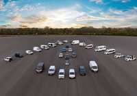 Runderneuertes Transporter-Quartett