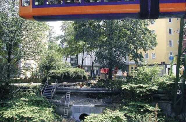 Bau eines Wupperauslasses