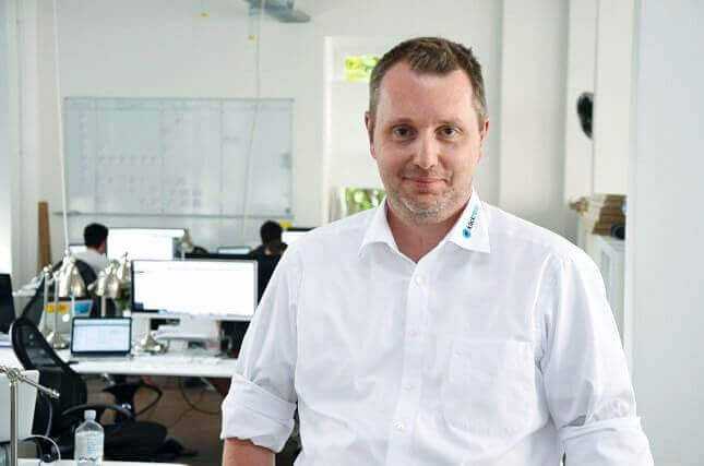 „Man darf sich nicht zu schnell nach vorne bewegen, sonst verliert man die Leute.“ – Klickrent-Geschäftsführer Sören Ladig hat gelernt, die Bauunternehmen auf dem Weg ins digitale Zeitalter mitzunehmen. | Foto: bi „Man darf sich nicht zu schnell nach vorne bewegen, sonst verliert man die Leute.“ – Klickrent-Geschäftsführer Sören Ladig hat gelernt, die Bauunternehmen auf dem Weg ins digitale Zeitalter mitzunehmen. | Foto: bi