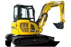 Komatsu stattet Minibagger mit neuen Funktionen aus
