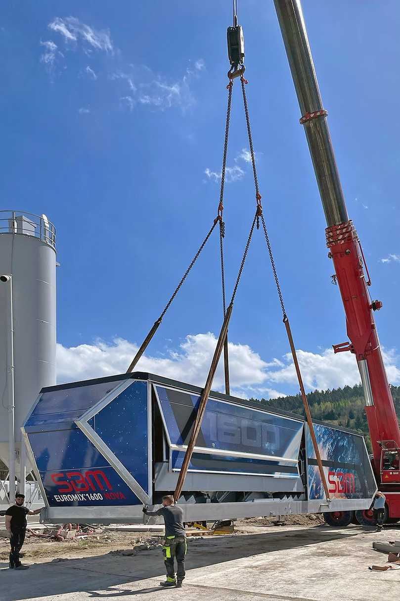 Unmittelbar nach Demontage der Altanlage erfolgte die Installation der Euromix 1600 Nova. | Foto: Alpam Unmittelbar nach Demontage der Altanlage erfolgte die Installation der Euromix 1600 Nova. | Foto: Alpam