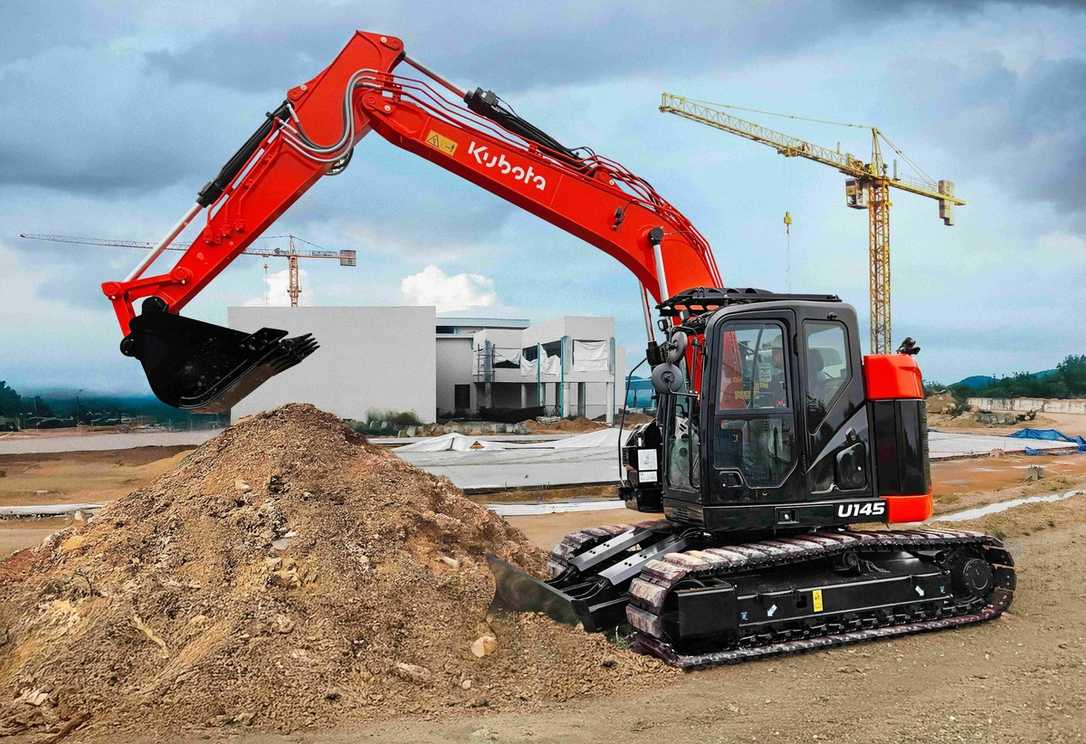 Kubota bekommt 14-Tonnen-Kurzheckbagger U145 von Sumitomo