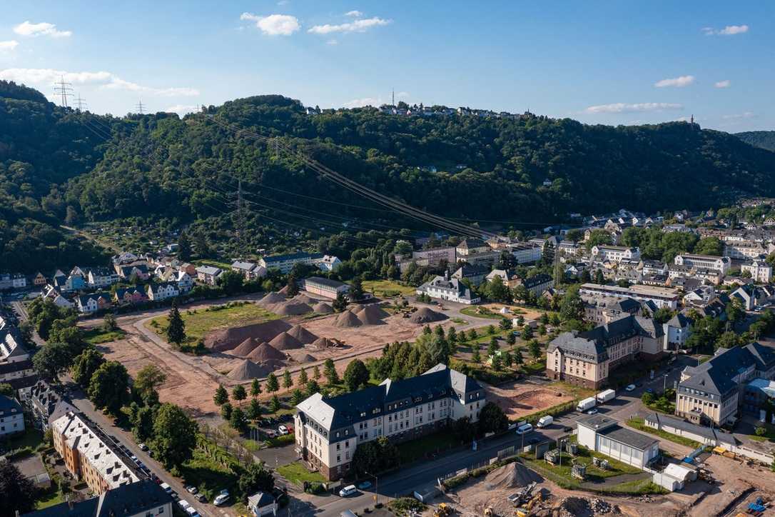 Quartiersentwicklung in Trier: Regenwassermanagement und Entsiegelung in der Jäger-Kaserne