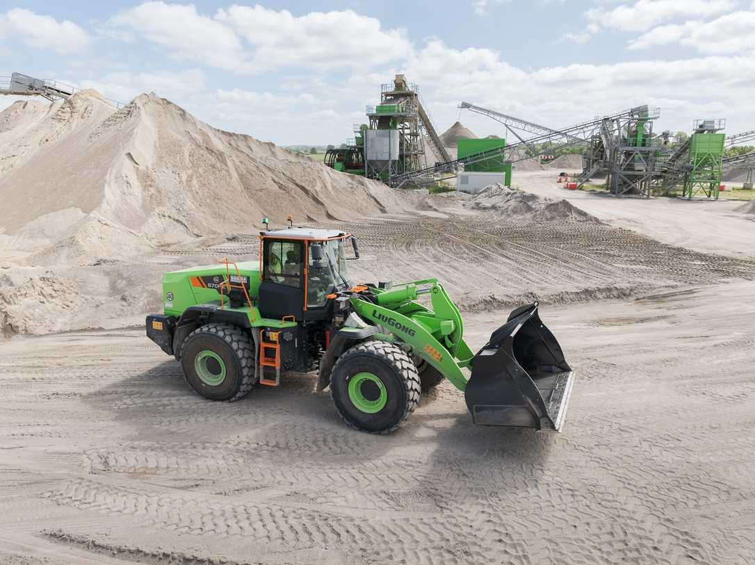 Heidelberg Materials: CO₂-neutrales Kieswerk dank LiuGong E-Radladern