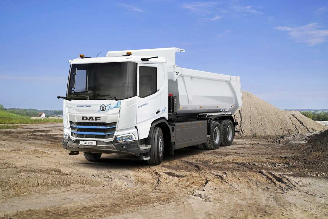 DAF bringt neue Elektro-Lkw für das Baugewerbe auf den Markt