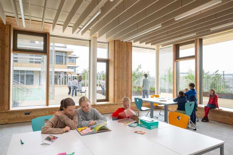 Josef-Schwarz-Schule in Heilbronn: Für ein optimales Lernangebot findet jede Schulform individuell zugeschnittene Grundrisse. | Foto: David Matthiessen Josef-Schwarz-Schule in Heilbronn: Für ein optimales Lernangebot findet jede Schulform individuell zugeschnittene Grundrisse. | Foto: David Matthiessen