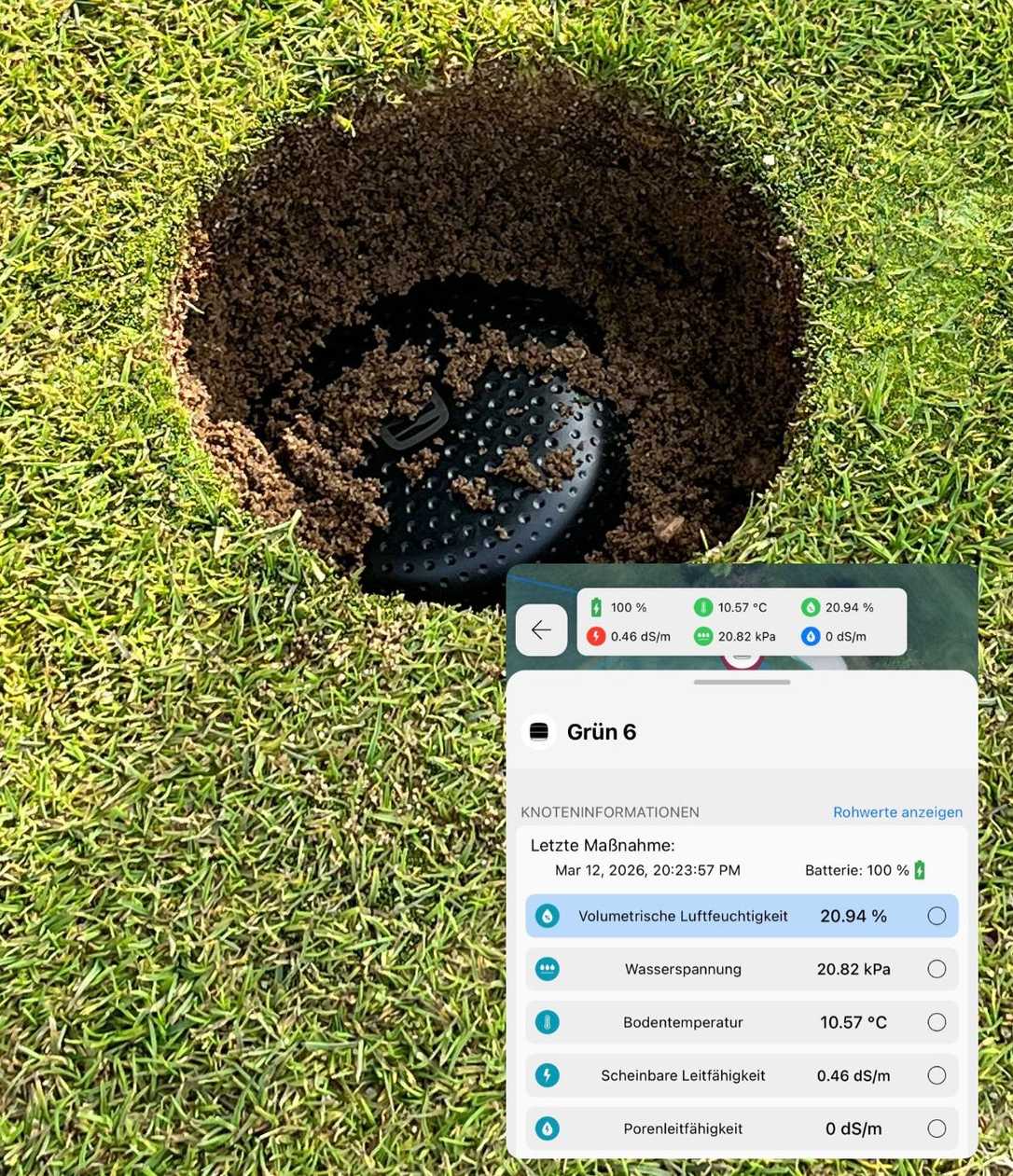 HydroBall-Sensor: Präzise Bewässerung & Bodenschutz