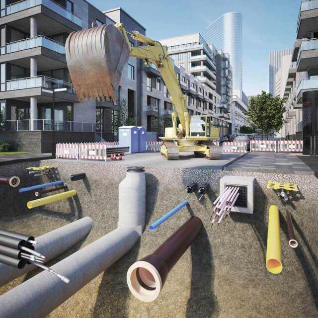 Mit der kombinierten Dienstleistung aus Leitungsauskunft… Mit der kombinierten Dienstleistung aus Leitungsauskunft…