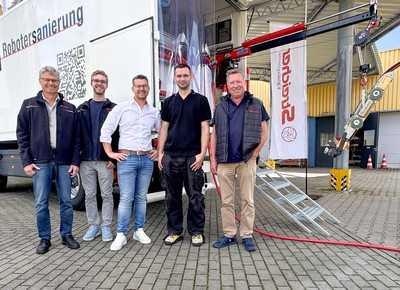 Lobbe Kanaltechnik investiert in elektrische Fräsroboter von Streicher