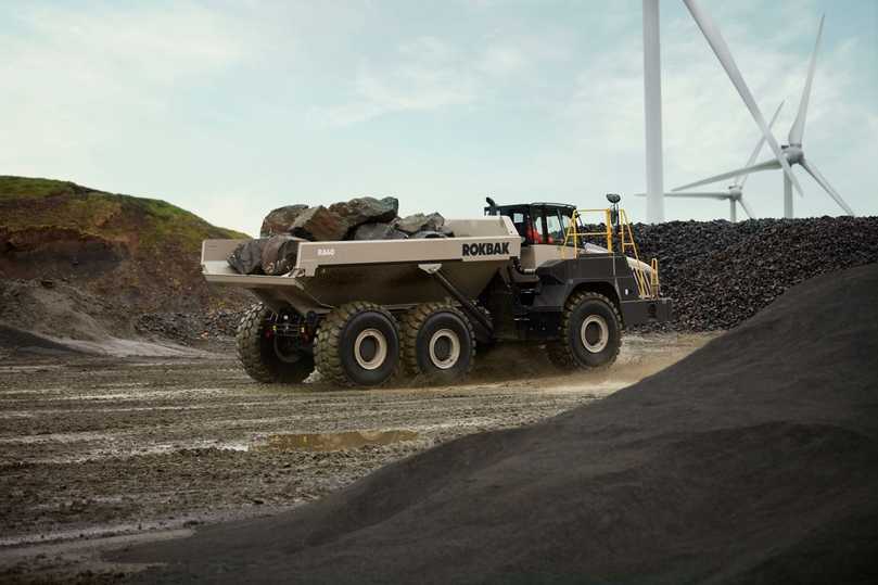 Der RA40 mit 38 Tonnen Nutzlast: Rokbak ist bald Geschichte. | Foto: Rokbak