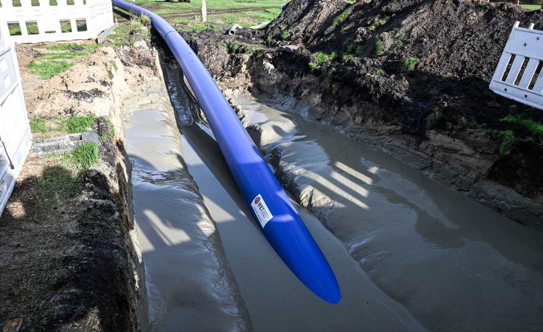 Trinkwasserleitung des OOWV für zukunftssicheres resilientes Netz