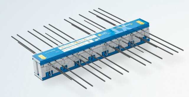 Der Schöck Isokorb kommt als tragendes Wärmedämmelement an auskragenden Bauteilen zum Einsatz. Auf seinem PVC-Korpus haftet das Triflex-Material problemlos. Der Schöck Isokorb kommt als tragendes Wärmedämmelement an auskragenden Bauteilen zum Einsatz. Auf seinem PVC-Korpus haftet das Triflex-Material problemlos.