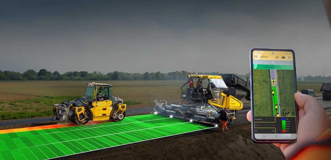 Bomag präsentiert auf der bauma 2025 Bomap Pave für vernetzten Straßenbau Bomag präsentiert auf der bauma 2025 Bomap Pave für vernetzten Straßenbau