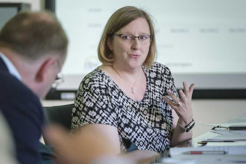 rbv-Hauptgeschäftsführerin Martina Buschmann: „Unsere Branche lebt von vertrauensvoller Zusammenarbeit. Je enger wir zusammenrücken, desto weniger Zeit und Ressourcen verschwenden wir.“ | Foto: rbv/Guido Schiefer rbv-Hauptgeschäftsführerin Martina Buschmann: „Unsere Branche lebt von vertrauensvoller Zusammenarbeit. Je enger wir zusammenrücken, desto weniger Zeit und Ressourcen verschwenden wir.“ | Foto: rbv/Guido Schiefer