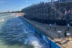 Wenn der Strand zum Stadion wird