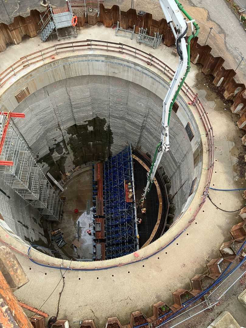 Betonage Einfahrblock Zielschacht | Foto: Sonntag Baugesellschaft Betonage Einfahrblock Zielschacht | Foto: Sonntag Baugesellschaft