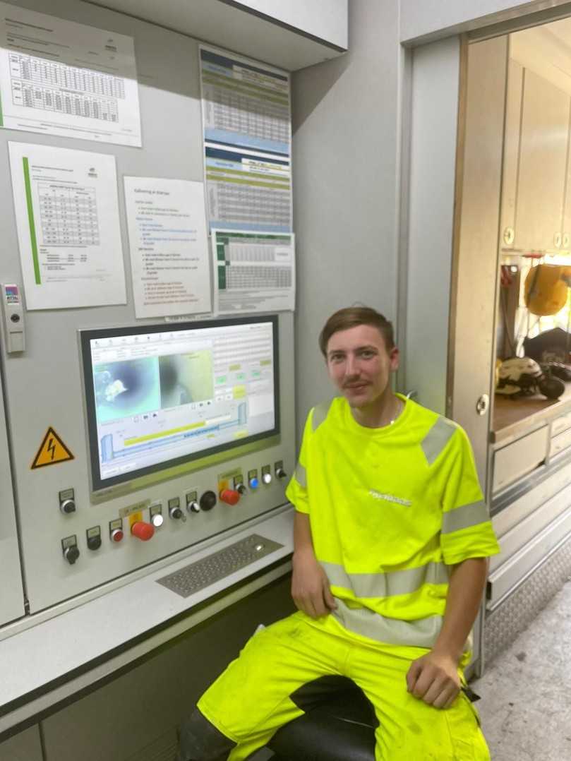 Azubi Ben konnte viele Eindrücke sammeln. | Foto: Sanierungstechnik Dommel Azubi Ben konnte viele Eindrücke sammeln. | Foto: Sanierungstechnik Dommel