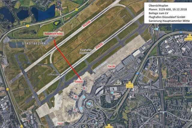 Großprofilsammler auf dem Flughafen Düsseldorf saniert Großprofilsammler auf dem Flughafen Düsseldorf saniert
