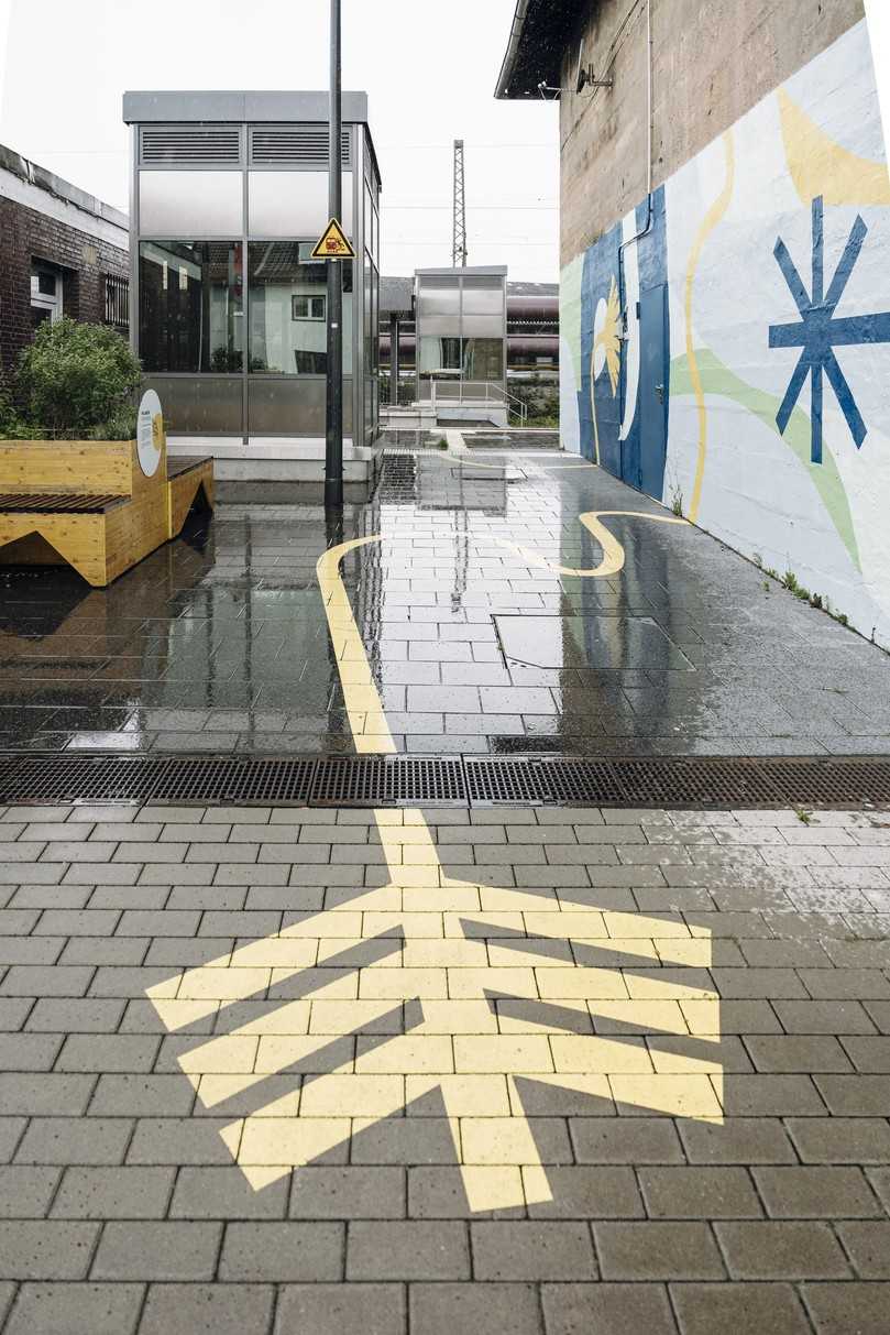 Bahnhof Käfertal: Zugang zu den Bahnsteigen - das Entwässerungssystem ist hoch belastbar | Foto: Hauraton Bahnhof Käfertal: Zugang zu den Bahnsteigen - das Entwässerungssystem ist hoch belastbar | Foto: Hauraton