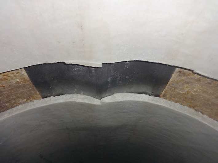 Abb. 3: Entlastungsschnitt im Inliner auf Grund der großen Länge | Foto: Gerald Preuß Abb. 3: Entlastungsschnitt im Inliner auf Grund der großen Länge | Foto: Gerald Preuß