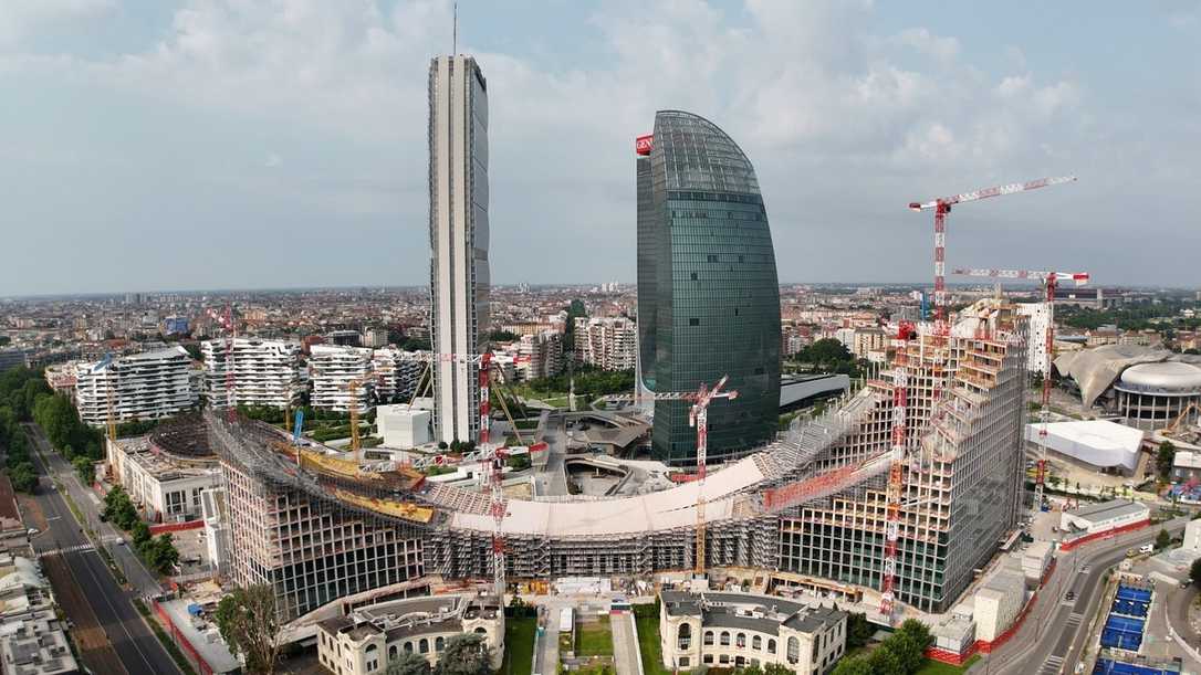 Bauprojekt CityWave: Spektakuläre Welle über Mailand Bauprojekt CityWave: Spektakuläre Welle über Mailand