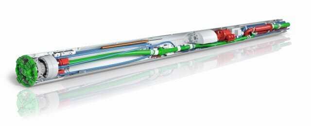 In die AVNS 400 sind eine Strahlpumpe und ein Hydraulikaggregat mit einer Leistung von 22 kW integriert. Mit dieser Technik sind nach Überzeugung der Entwickler Vortriebslängen bis zu 1500 Metern möglich.