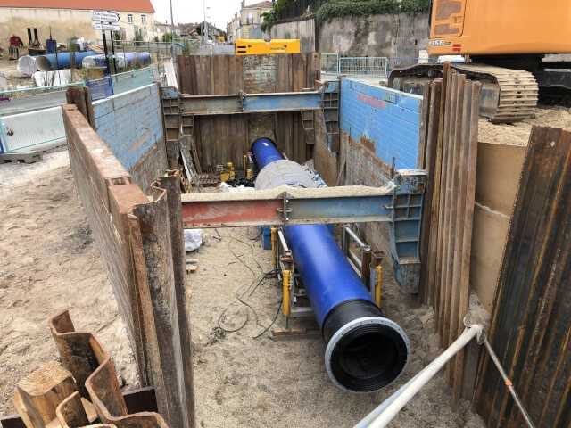 Trinkwasserleitung mit SLM 3.0 im Zentrum von Bordeaux renoviert