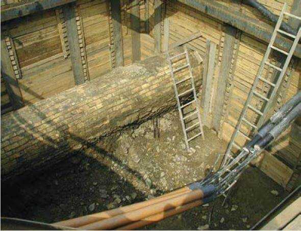 Die teilweise fast ein Jahrhundert alten Mauerwerkskanäle waren großteils noch gut erhalten