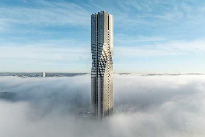 Glasfaserbeton-Fassade für Skandinaviens höchstes Hochhaus