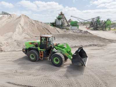 CO₂-neutrales Kieswerk dank LiuGong-Power