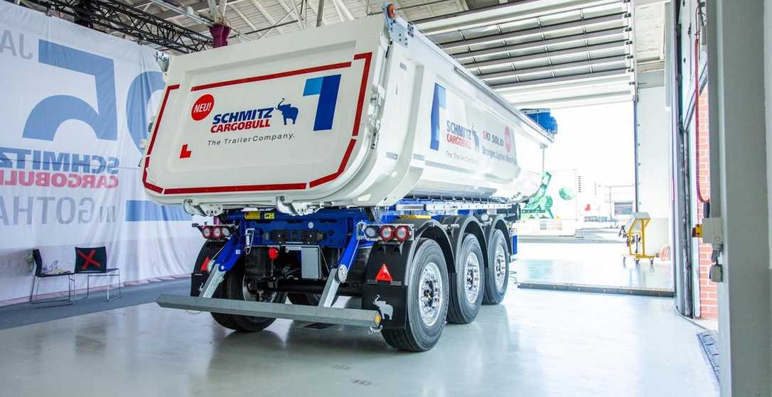 Trailer: Schlanker S.KI-Kippsattel von Schmitz Cargobull Trailer: Schlanker S.KI-Kippsattel von Schmitz Cargobull