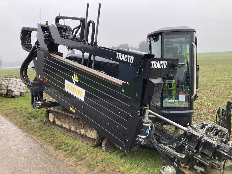 Der Grundodrill 20N 4.5 ist mit 270 m TD82-Jetbohrgestänge à 4,5 m ausgestattet, um auch lange Bohrungen zügig an einem Stück durchzuführen. | Foto: Tracto-Technik