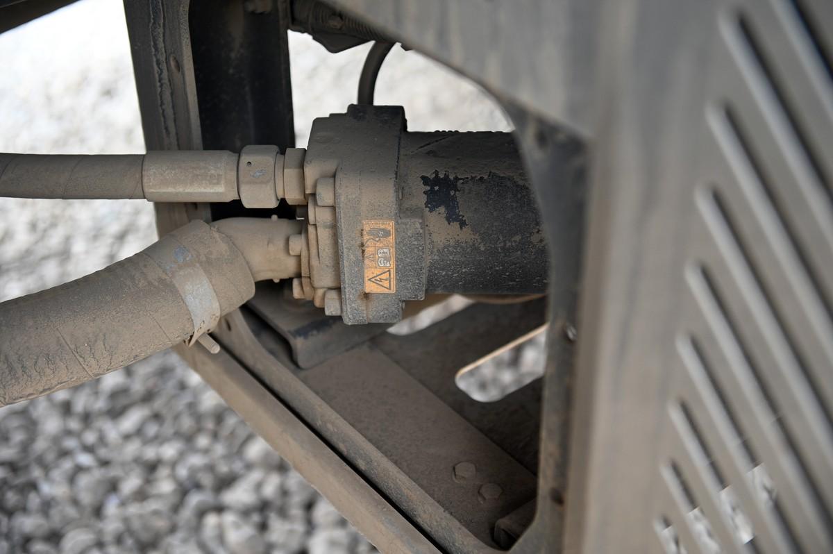 Die Hydraulikpumpe für den Kipperaufbau treibt der elektrische ePTO des eArocs 400 an. | Foto: FH Die Hydraulikpumpe für den Kipperaufbau treibt der elektrische ePTO des eArocs 400 an. | Foto: FH