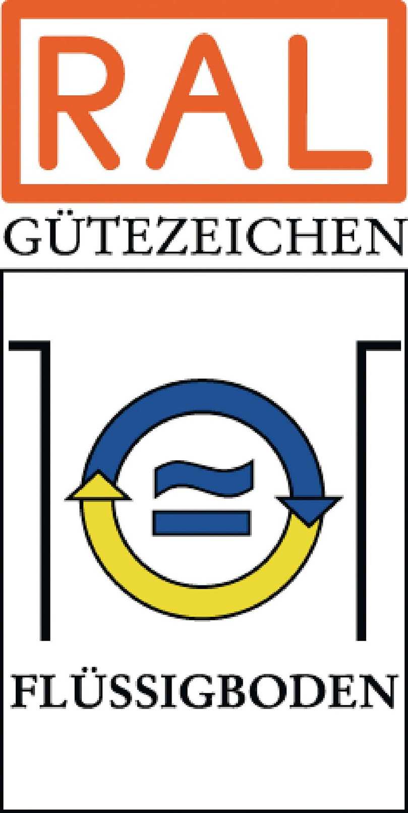 Das RAL-Gütezeichen 507 für Flüssigboden | Foto: RAL Gütegemeinschaft Flüssigboden e.V. Das RAL-Gütezeichen 507 für Flüssigboden | Foto: RAL Gütegemeinschaft Flüssigboden e.V.