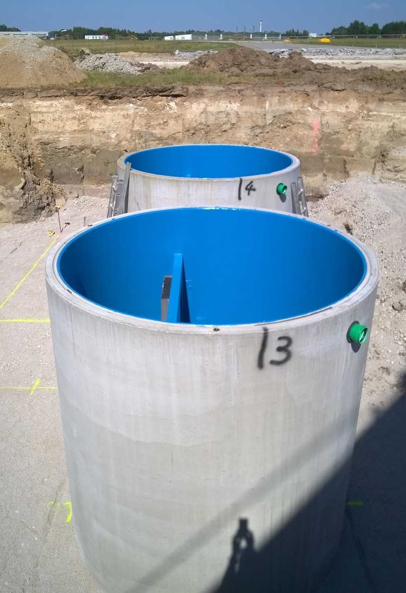 Einbau einer Behandlungsanlage mit RAL-GZ 693 an einer Tankstelle | Foto: GET Einbau einer Behandlungsanlage mit RAL-GZ 693 an einer Tankstelle | Foto: GET