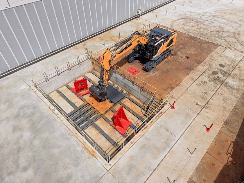 Worauf es Liebherr beim neuen Bagger-Prüfstand ankam