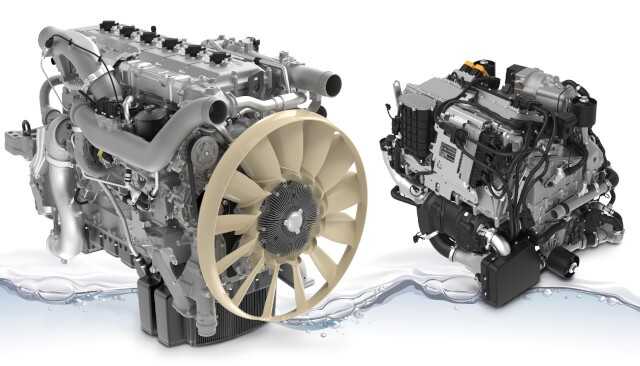 Der H2-Verbrennungsmotor (links im Bild) und die Brennstoffzelle sind bei MAN die Optionen für den Fernverkehr. Der H2-Verbrennungsmotor (links im Bild) und die Brennstoffzelle sind bei MAN die Optionen für den Fernverkehr.