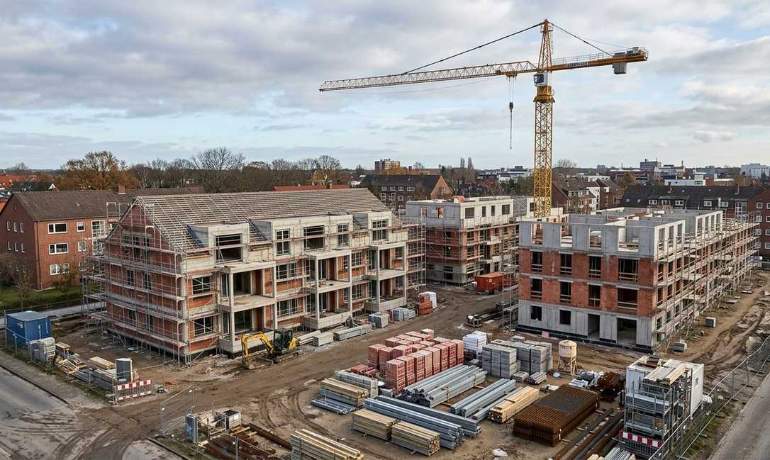 Wohnungsbau-Krise: Verbände fordern 4-Punkte-Plan & "Gebäudetyp-E" gegen Kollaps